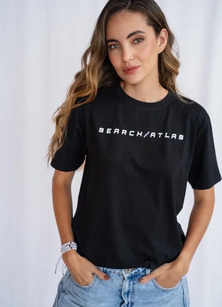 a woman in a black shirt